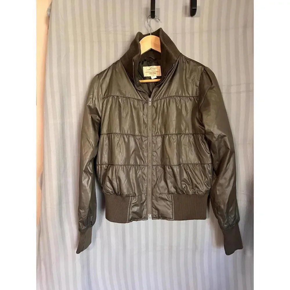 Levi's‎ Brown Quilted Bomber Jacket - XL